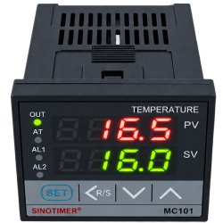 Sinotimer MC101 PID regulátor teploty pro PT100 –90 až 400 °C
