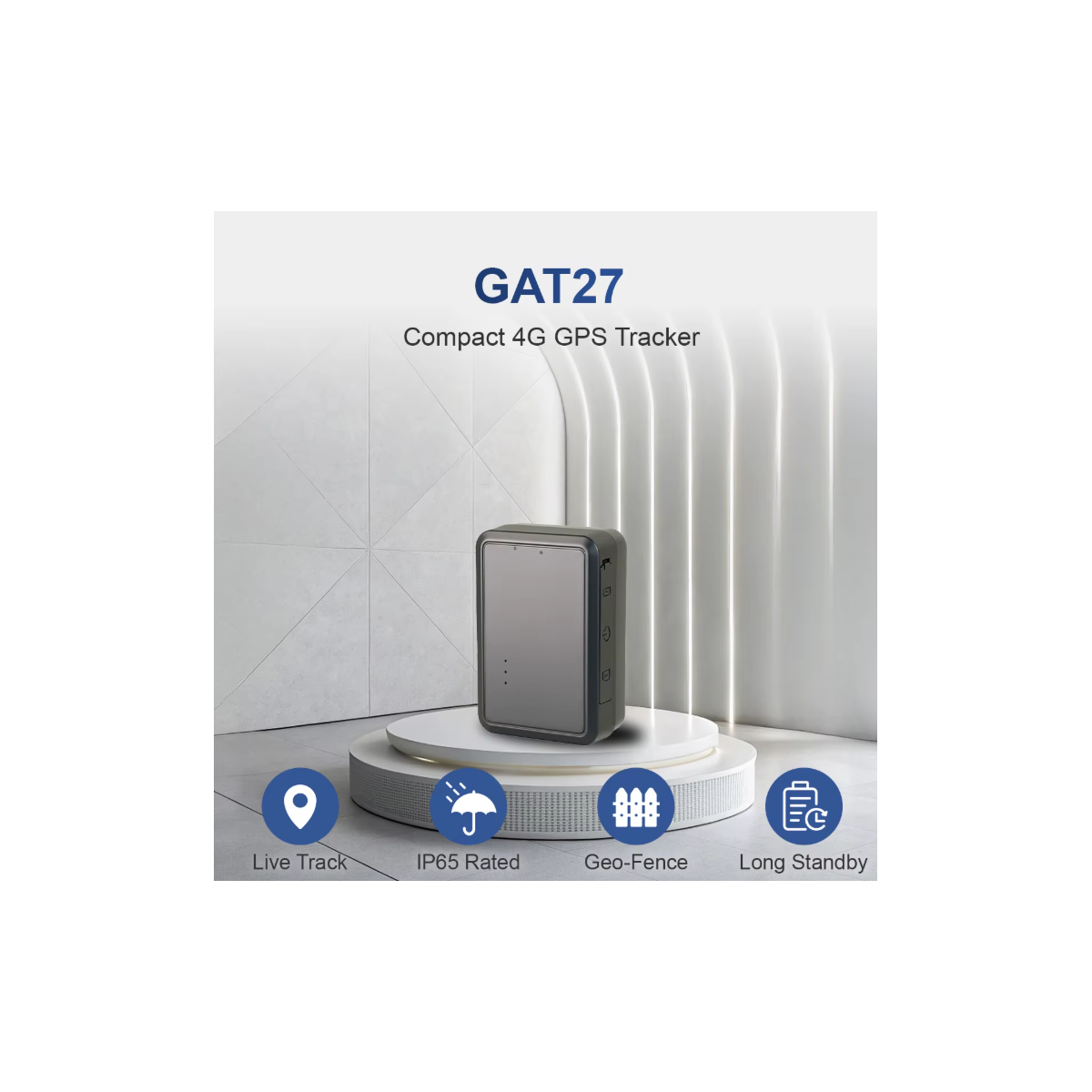 GAT27 4G GPS lokátor pro osoby – baterie 1500 mAh
