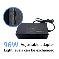 Univerzální napájecí adaptér pro notebook 96 W, 12–24 V