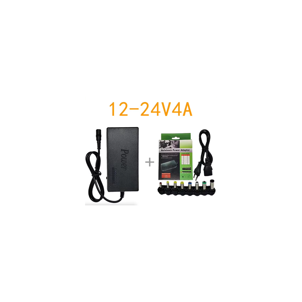 Univerzální napájecí adaptér pro notebook 96 W, 12–24 V