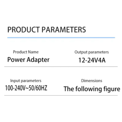 Univerzální napájecí adaptér pro notebook 96 W, 12–24 V