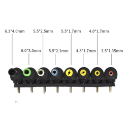 Napájecí adaptér pro notebook 96 W, 12–24 V, 8 konektorů, Univerzální