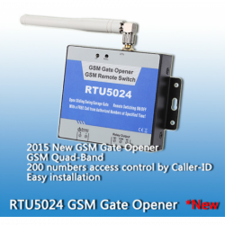 GSM Toröffner RTU5024 – Toröffnung per Anruf