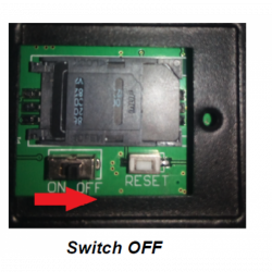 GSM SMS Alarm bei Stromausfall mit Temperatur- und Feuchtigkeitsüberwachung