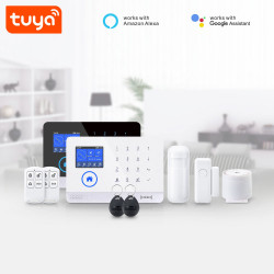WiFi GSM alarm TUYA PST-WG103T s klávesnicí a displejem