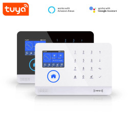 WiFi GSM alarm TUYA PST-WG103T s klávesnicí a displejem