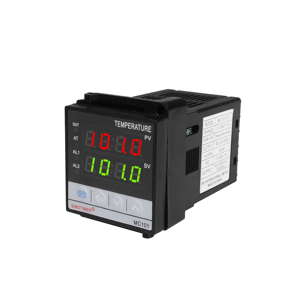 Sinotimer MC101 PID regulátor teploty pre PT100 –90 až 400 °C