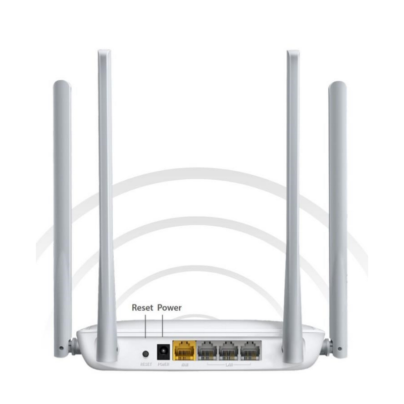 MERCUSYS MR20 wifi router 750 Mb/s (433 Mb/s v pásmu 5 GHz a 300 Mb/s v pásmu 2,4 GHz)