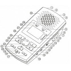 Nahrávací zařízení diktafon AR120 pro nahrávaní telefoní linky, záznamník