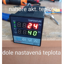 Regulátor teploty pro čidlo pt100