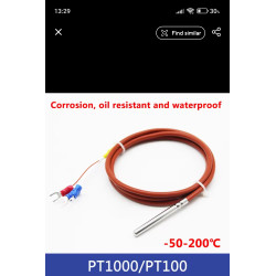 Sensor čidlo pt100 3 metry