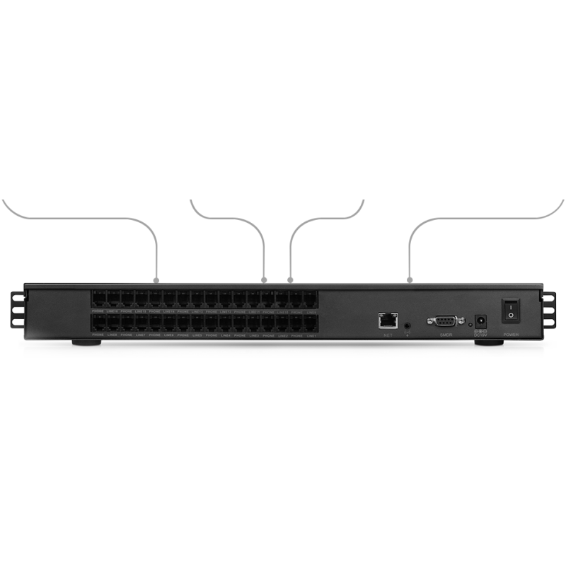 Zařízení pro automatické nahrávání hovorů pro 16 linek